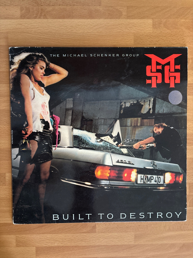 MSG - Built to destroy LP ORIG. -83 Michael Schenker Group