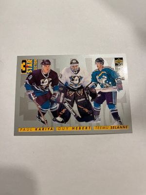 1996-97 Collector's Choice Kariya , Hebert , Selanne #309
