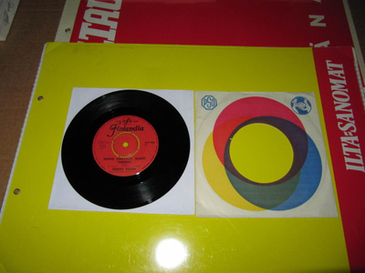 Veikko Tuomi 7" Minne häipyivät silmät tummat v.1968