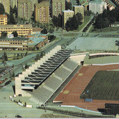 Lahti, Stadion. Ilmakuvakortti . e313