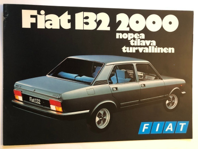 Myyntiesite - Fiat 132 2000 - 1977