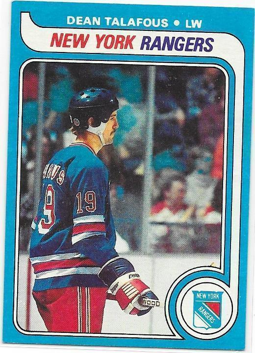 1979-80 Topps #54 Dean Talafous New York Rangers