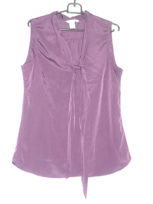 H&M rusettikauluksinen hihaton paita 38