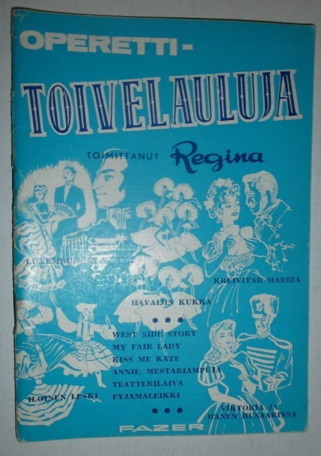 Operettitoivelauluja, Helsinki 1952