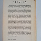 Pär Lagerkvist : Sibylla - pikkukuva 2