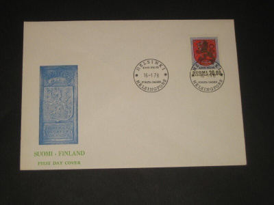 FDC 1978 M-75 20mk Leijona Lape 22e
