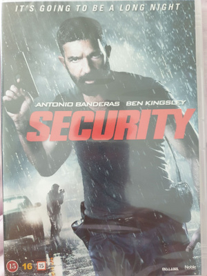 SECURITY DVD Antonio Banderas UUSI