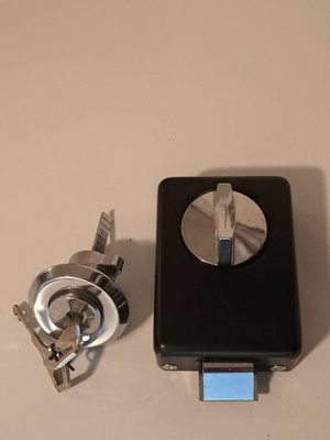 Abloy -pintalukkorunko ja avainpesä