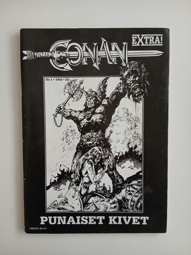 Conan extra Punaiset kivet sarjakuva albumi