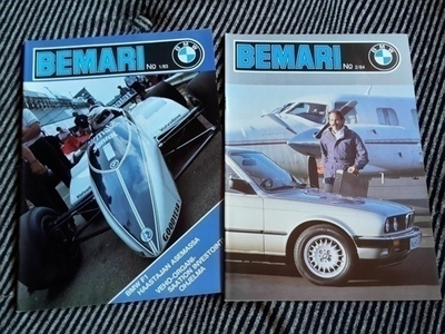 BMW Bemari-lehtiä 2kpl, 1983-1984