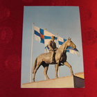 Helsinki, Marsalkka Mannerheim ratsastajapatsas postikortti. - pikkukuva 1