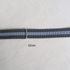 Nato - 22mm musta harmaalla raidalla - pikkukuva 2