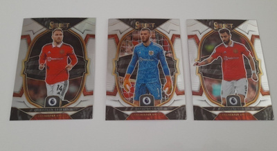 Manchester United - Trading Cards - 3 kpl - Panini Select