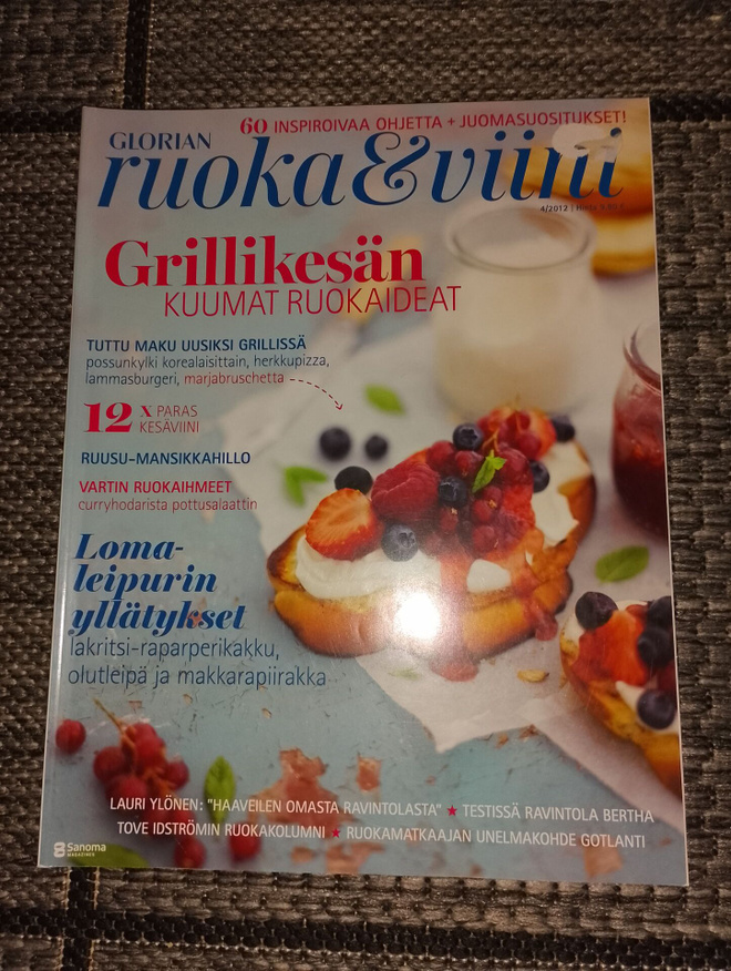 Glorian ruoka & viini  nro 85  4/2012