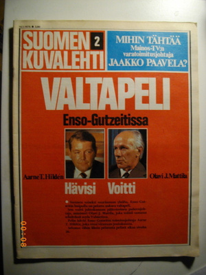 Suomen Kuvalehti Nro 2/1975 (27.1)