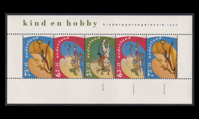 Alankomaat 1392BL34 ** Vor heet Kind harrastukset (1990)