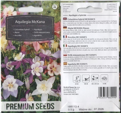 Akileija "McKana" - siemenet #