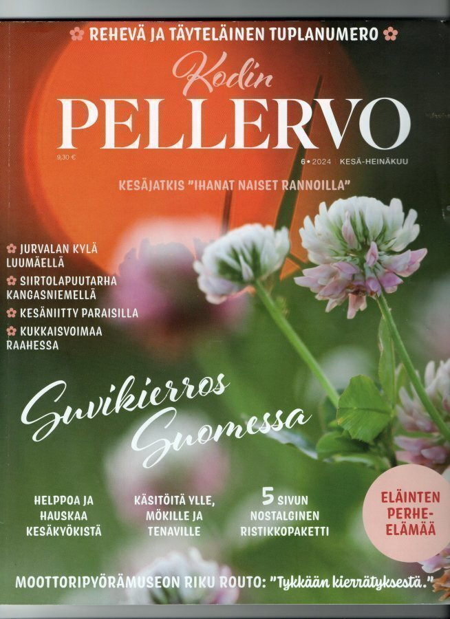 KODIN PELLERVO n:o 6 2024 Jurva. Riku. Petu .Läpi esteiden.