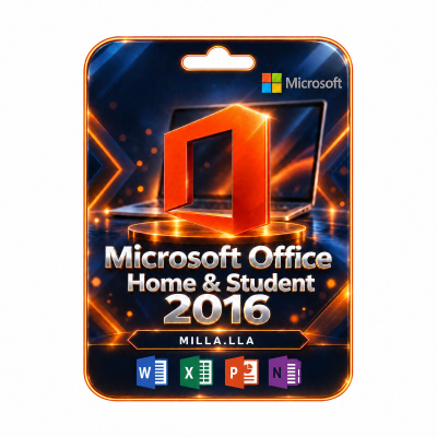 Office 2016 Home & Student tuoteavain, pysyvä lisenssi