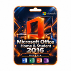 Office 2016 Home & Student tuoteavain, pysyvä lisenssi - pikkukuva 1