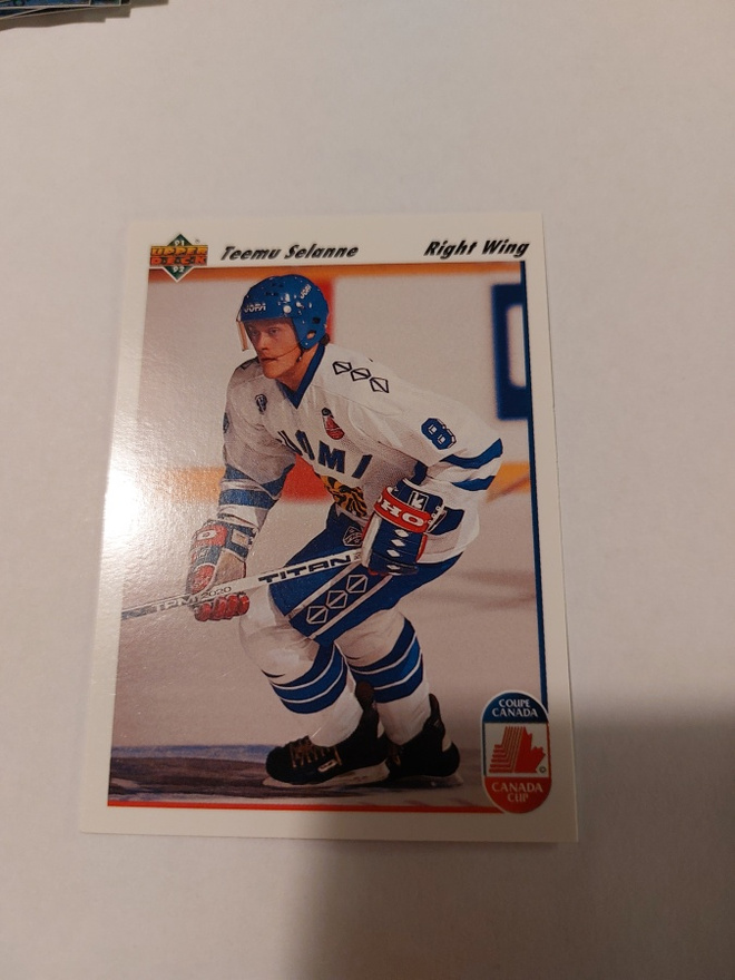 1991-92 Upper Deck #21 Teemu Selänne CC RC
