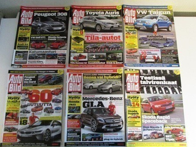 Autobild.lehtiä, 1€ kpl