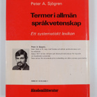 Peter A. Sjögren : Termer i allmän språkvetenskap : ett s... - pikkukuva 2