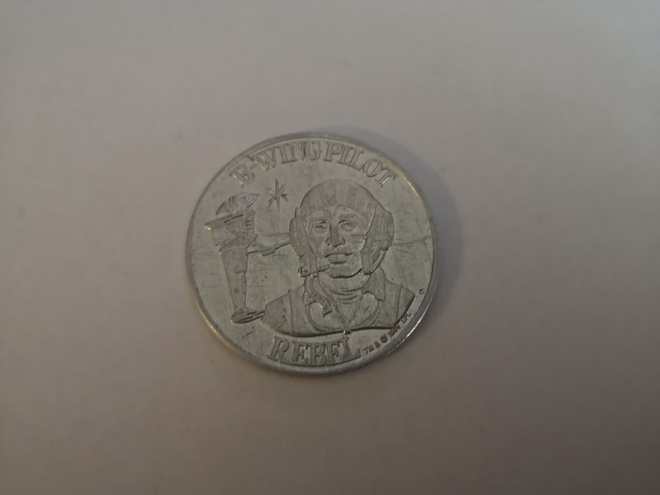 Star Wars B-wing pilot coin