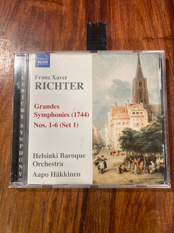Franz Xavier Richter - Grades Symphonies Cd
