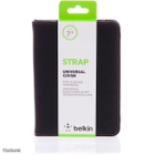 Belkin 7.0 Strap Universal Cover, tekonahkaa, musta *UUSI* - pikkukuva 3
