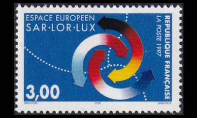 Ranska 3252 ** Saar-Lor-Lux-alue (1997)