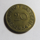 Saarland 20 francs 1954 - pikkukuva 2