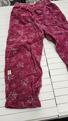 Disney Classic Pooh lasten veluurihousut 24M – kukkakuvio