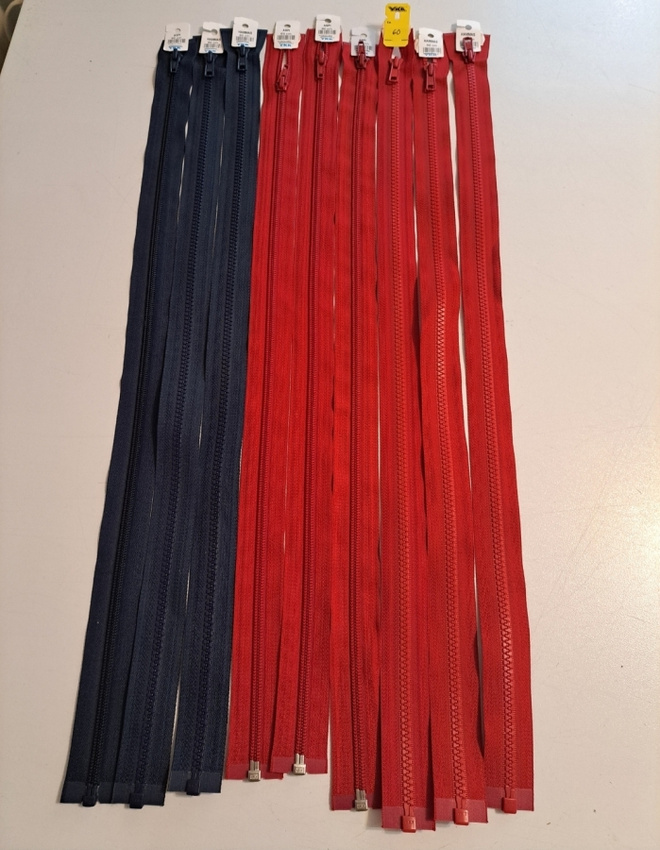 Avovetoketju 60 cm sininen ja punainen