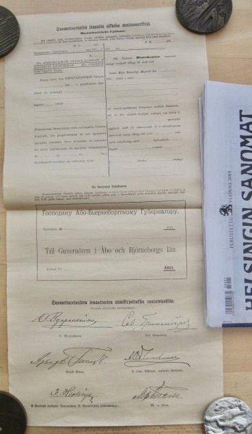 VANHA Juliste Sortokausi Poliittinen