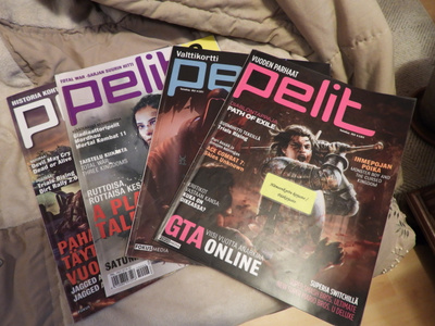 PELIT-lehti numerot 1,2,4,6