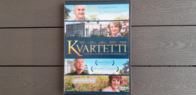 DVD: Kvartetti (Maggie Smith, Tom Courtney 2012)