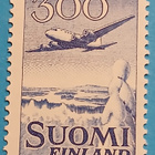 Yleismerkki 20.1.1958, 300 mk sininen, LAPE 488 ** - pikkukuva 1