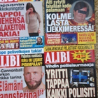 4 kpl Alibi lehteä, kaikki poliisisurmat. Ym - pikkukuva 1