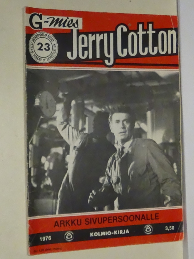 G-mies Jerry Cotton n:o 23 1976 - Arkku sivupersoonalle