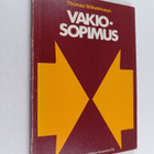 Thomas Wilhelmsson : Vakiosopimus : sopimussidonnaisuudes... - pikkukuva 1