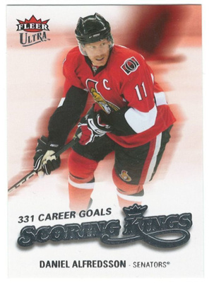 08-09 Fleer Ultra Scoring Kings #SK8 Daniel Alfredsson