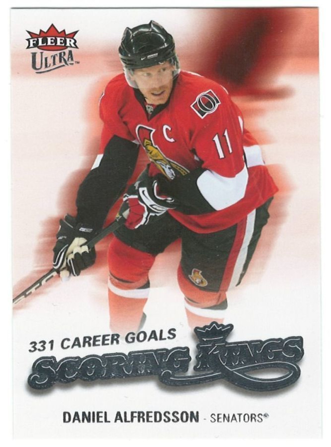 08-09 Fleer Ultra Scoring Kings #SK8 Daniel Alfredsson