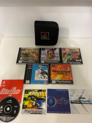 Playstation 1 pelipaketti + muuta