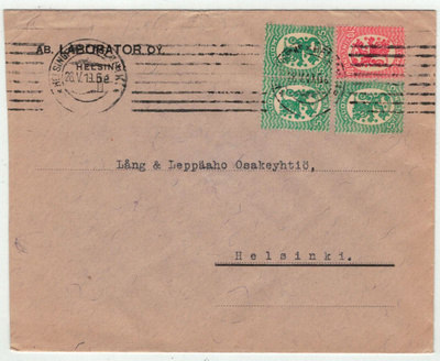 Firmakuori AB LABORATOR AB Helsinki  1919