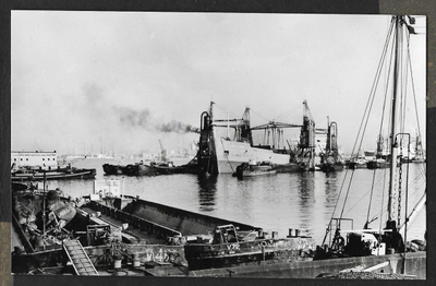 Hollanti - Rotterdam satama , laivoja