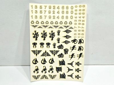 WH40K - Space Marine Land Raider Transfer Sheet