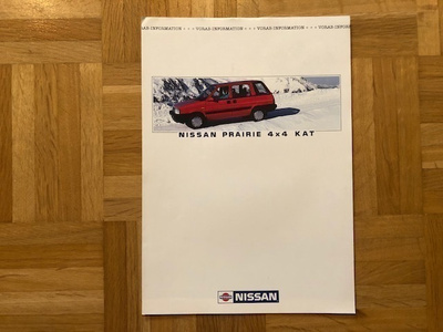 Esite Nissan Prairie 4x4 M10 noin 1987