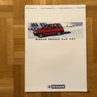 Esite Nissan Prairie 4x4 M10 noin 1987 - pikkukuva 1