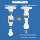 E27 PIR Liiketunnistin Lampunpidin – Automatisoi - pikkukuva 4